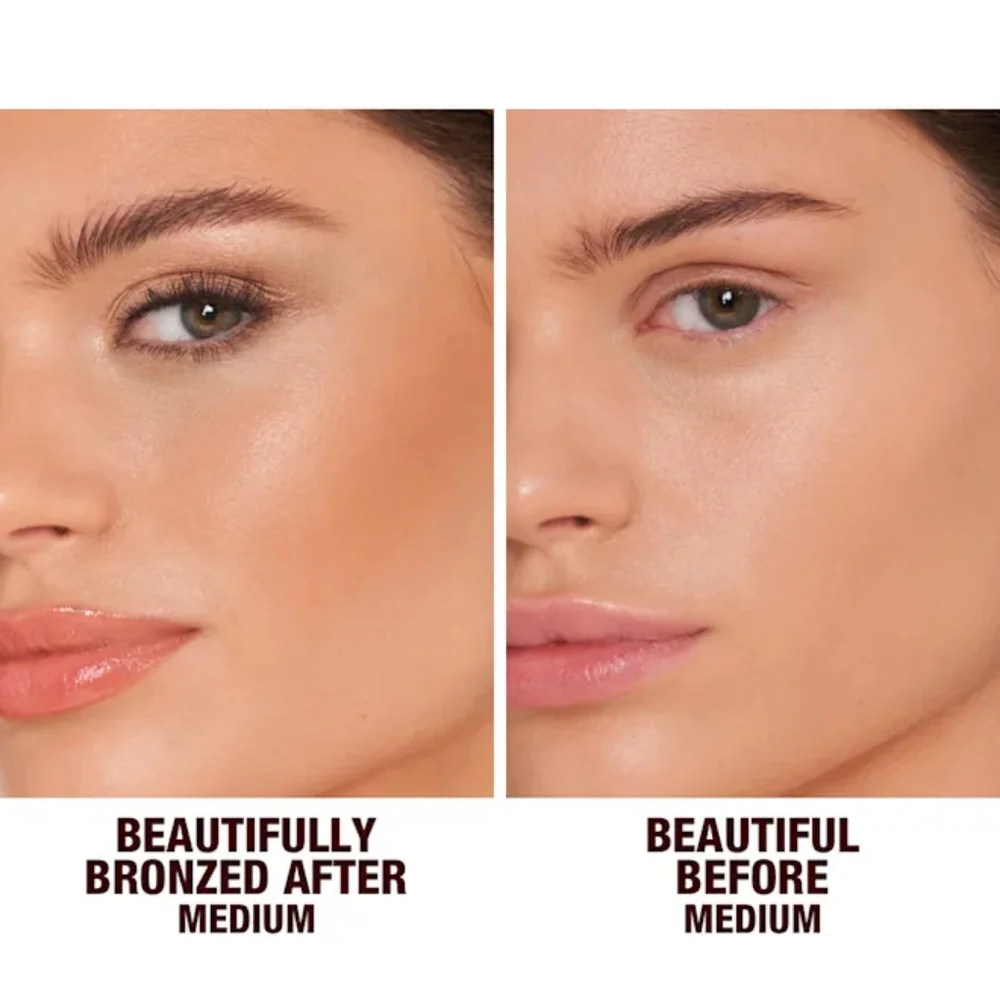 Charlotte Tilbury Beautiful Skin Sun Kissed Glow Bronzer Medium Brand New In Box